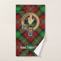 Clan Boyd Crest over Tartan