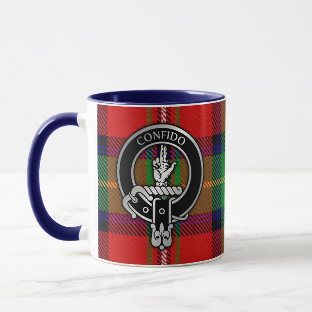 Clan Boyd Crest & Tartan Mug (Left)