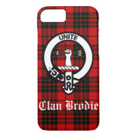 Clan Brodie Crest Badge and Tartan
