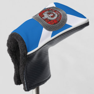 Clan Brodie Crest & Tartan Knot Golf Head Cover