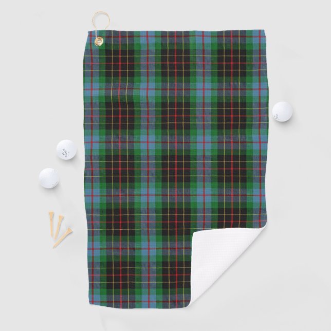 Clan Brodie Scottish Tartan Golf Towel (InSitu)