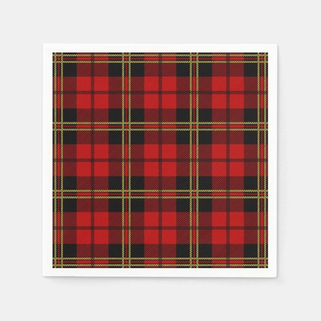 Clan Brodie Tartan Napkin (Front)