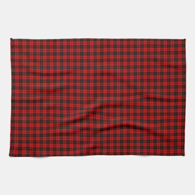 Clan Brodie Tartan Plaid Tea Towel (Horizontal)