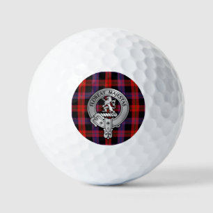 Clan Brown Crest & Tartan Golf Balls