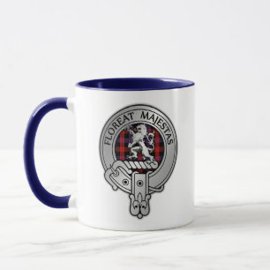 Clan Brown Crest & Tartan Mug