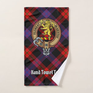 Clan Brown over Tartan Bath Towel Set
