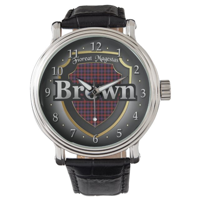 Clan Brown Scotland Celebration Watch (Front)