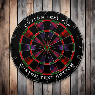 Clan Brown Tartan Dartboard