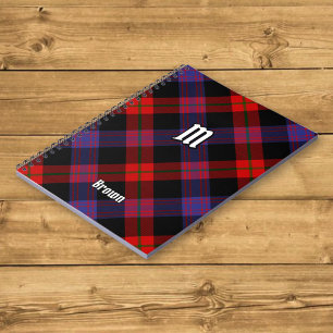 Clan Brown Tartan Notebook