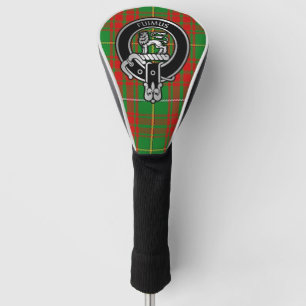 Clan Bruce Crest & Hunting Tartan Golf Head Cover