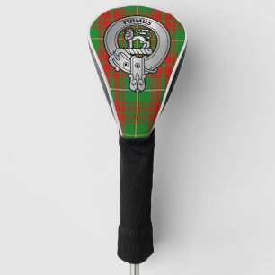 Clan Bruce Crest & Hunting Tartan Golf Head Cover