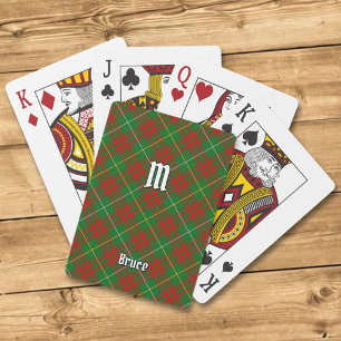 Clan Bruce Hunting Tartan Playing Cards