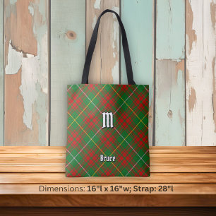 Clan Bruce Hunting Tartan Tote Bag