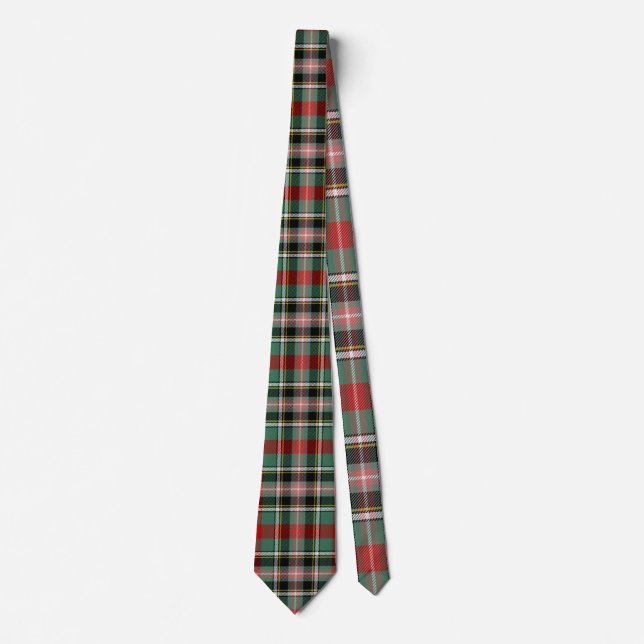 Clan Bruce Of Kinnaird Tartan Tie (Front)