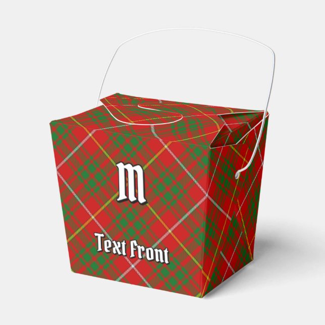 Clan Bruce Tartan Favour Box (Front Side)