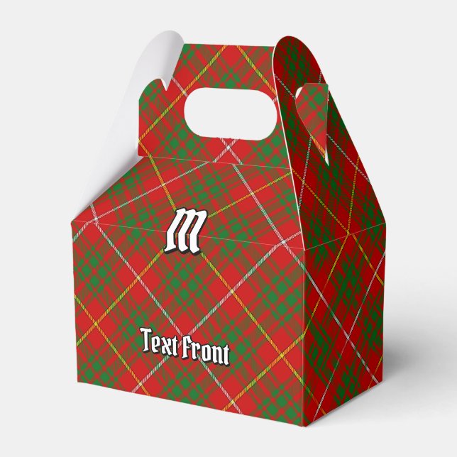 Clan Bruce Tartan Favour Box (Front Side)