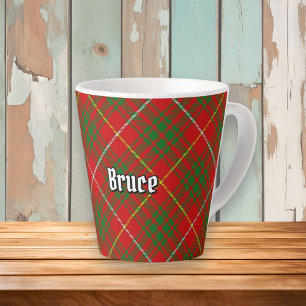 Clan Bruce Tartan Latte Mug