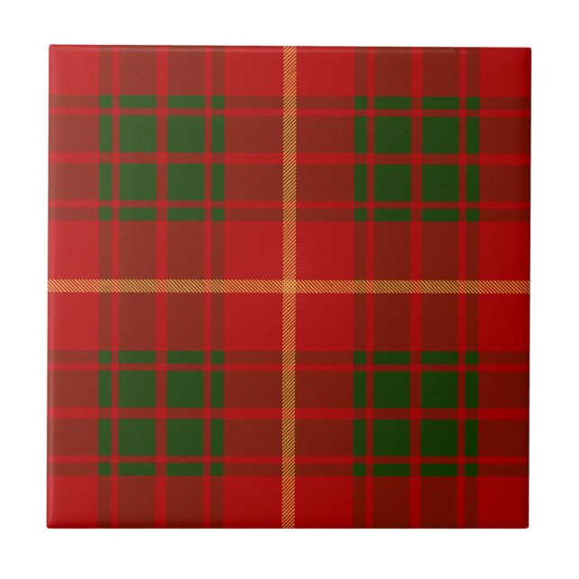 Clan Bruce Tartan Tile (Front)
