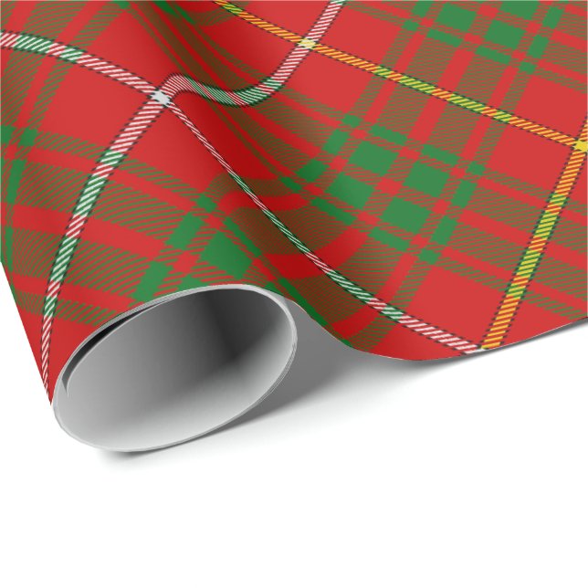 Clan Bruce Tartan Wrapping Paper (Roll Corner)
