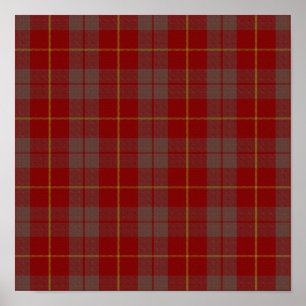 Clan Bryce Tartan - Digital Download Poster