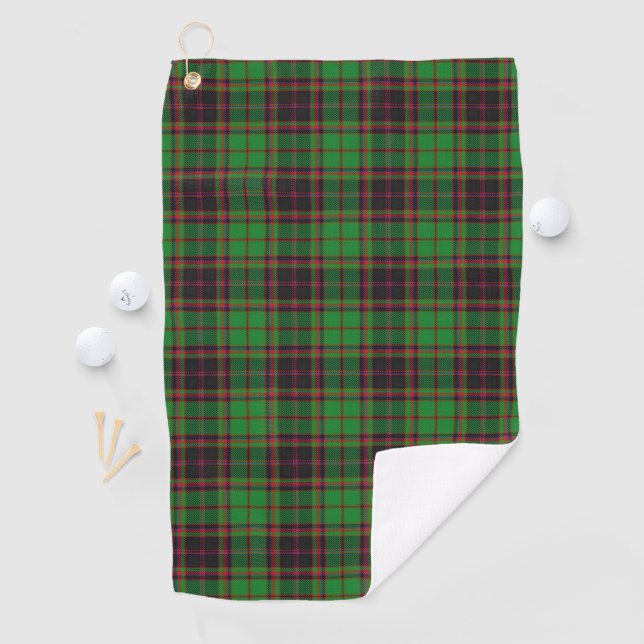 Clan Buchan Scottish Tartan Golf Towel (InSitu)