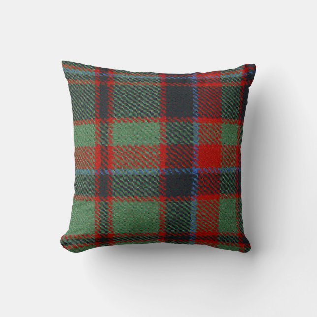 Clan Buchan Tartan Cushion (Front)