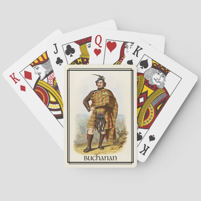 Clan Buchanan Classic Scotland Playing Cards (Back)
