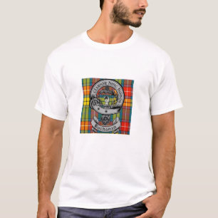 Clan Buchanan Crest Badge & Tartan T-Shirt