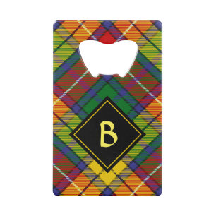 Clan Buchanan Crest over Tartan