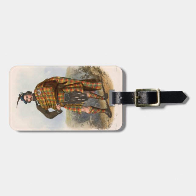 Clan Buchanan Luggage Tag (Front Horizontal)