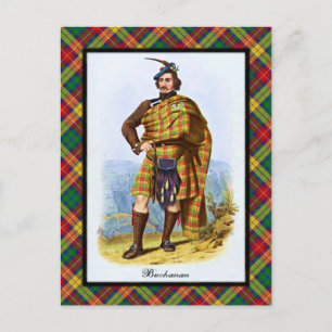 Clan Buchanan Scottish Dreams Postcard