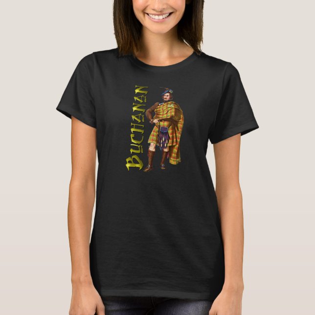 Clan Buchanan Scottish Highland Dreams T-Shirt (Front)