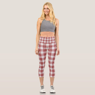 Clan Buchanan Tartan   Capri Leggings