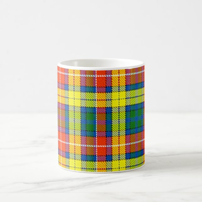 Clan Buchanan Tartan Coffee Mug (Center)