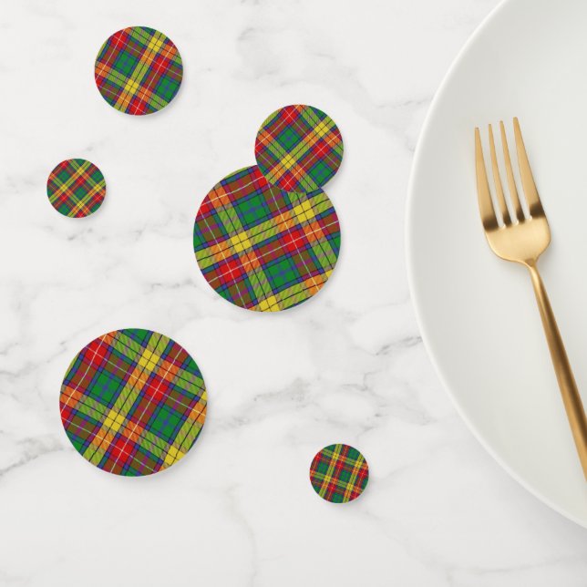 Clan Buchanan Tartan Confetti (Group)