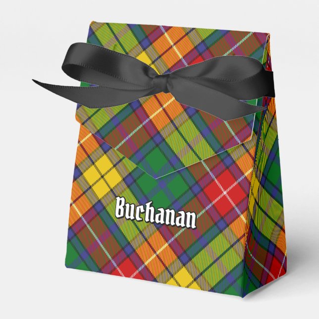 Clan Buchanan Tartan Favour Box (Front Side)