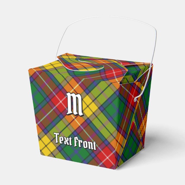 Clan Buchanan Tartan Favour Box (Front Side)