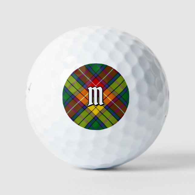 Clan Buchanan Tartan Golf Balls (Front)