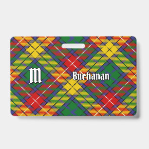 Clan Buchanan Tartan ID Badge