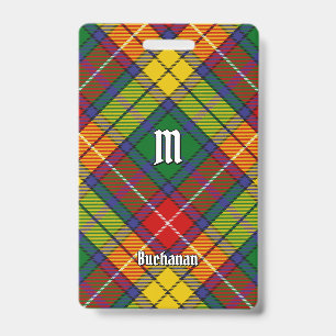 Clan Buchanan Tartan ID Badge