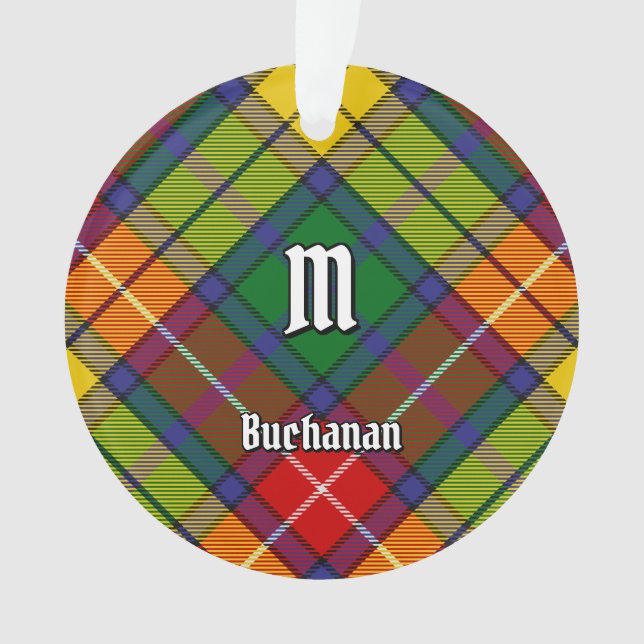 Clan Buchanan Tartan Ornament (Front)