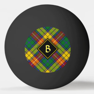 Clan Buchanan Tartan Ping Pong Ball