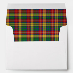 Clan Buchanan Tartan Scottish Dreams Envelopes