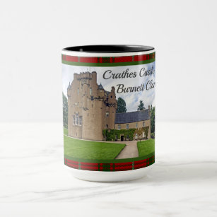 Clan Burnett Crathes Castle Tartan Photo Mug