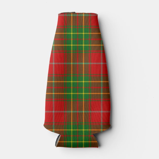 Clan Burnett Tartan Bottle Cooler (Front)