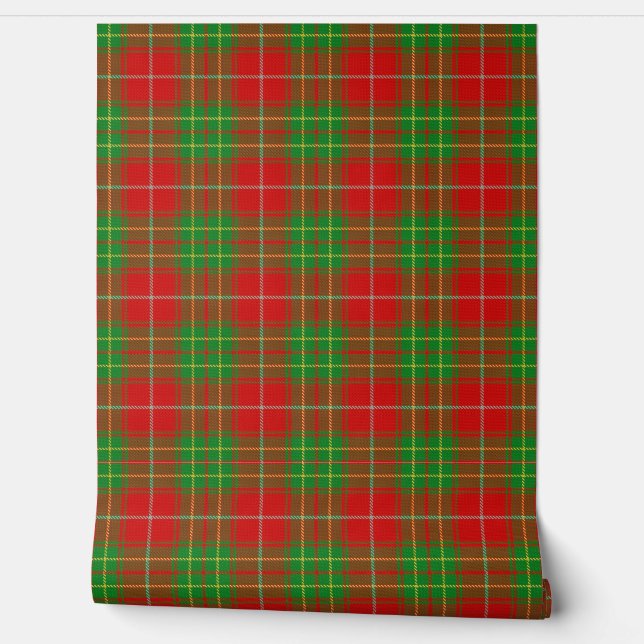 Clan Burnett Tartan Wallpaper (Unrolling)