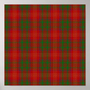 Clan Burns Tartan - Digital Download Poster