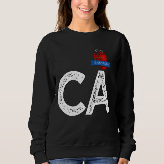 Clan Cameron C and Letter A Family Matching Sweatshirt