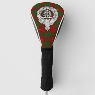 Clan Cameron Crest & Tartan Golf Head Cover