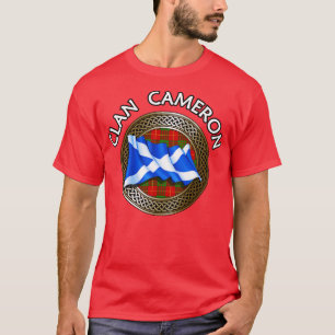 Clan Cameron Crest Tartan Knot T-Shirt